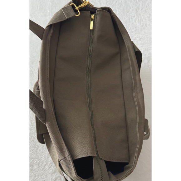 BOGG Boat Bag by Bogg Bag Olive Green Double Handles Adjustable Shoulder Strap - Picture 12 of 16